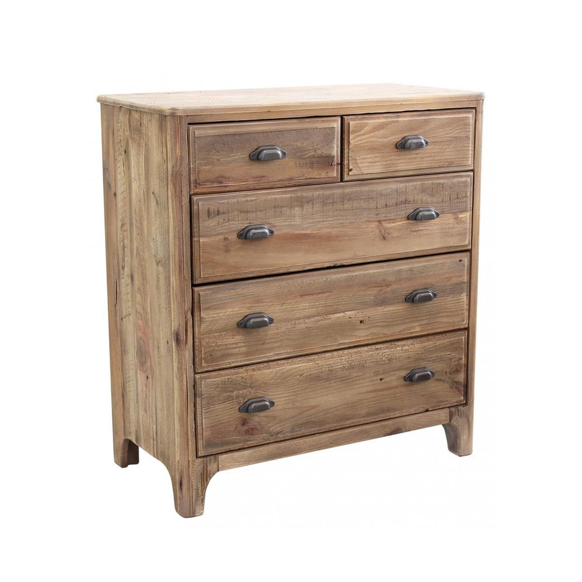 Houten ladekast voor slaapkamer met 5 lades Farley Aanbieding Houten ladekast voor slaapkamer met 5 lades Farley Aanbieding