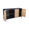 Industriële houten en metalen dressoir Derek Verkoop