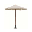 Ronde tuinparasol Ø2,5m met houten middenpaal Fantasy Korting
