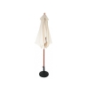 Ronde tuinparasol Ø2,5m met houten middenpaal Fantasy Aanbod