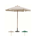 Ronde tuinparasol Ø2,5m met houten middenpaal Fantasy Aanbieding
