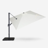 Vierkante tuinparasol 3x3m in aluminium met zijarm Vienna Karakteristieken