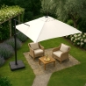 Zweefparasol 2,5 vierkante meter aluminium structuur Paradise Korting