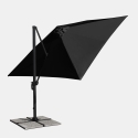 Vierkante aluminium zweefparasol 3x3 m Paradise Noir Catalogus
