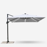 Vierkante tuinparasol Paradise met ledverlichting 3x3 m Catalogus
