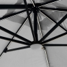 Parasol Paradise Brown Light met ledverlichting, 3x3m Keuze