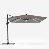 Parasol Paradise Brown Light met ledverlichting, 3x3m Catalogus