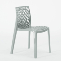 Set van 22 gekleurde polypropyleen stoelen Grand Soleil Gruvyer 