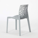 Set van 22 gekleurde polypropyleen stoelen Grand Soleil Gruvyer 