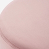 Ronde, fluwelen design poef Rossetto 