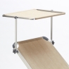 Set van 4 aluminium ligbedden met schuifdak Nettuno 