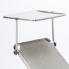 Set van 20 aluminium ligbedden met schuifdak Nettuno 