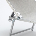 Set van 20 aluminium ligbedden met schuifdak Nettuno 