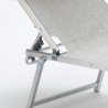 Set van 20 aluminium ligbedden met schuifdak Nettuno 
