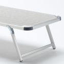 Set van 20 aluminium ligbedden met schuifdak Nettuno 