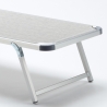Set van 20 aluminium ligbedden met schuifdak Nettuno 