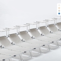 Set van 20 aluminium ligbedden met schuifdak Nettuno Aanbieding