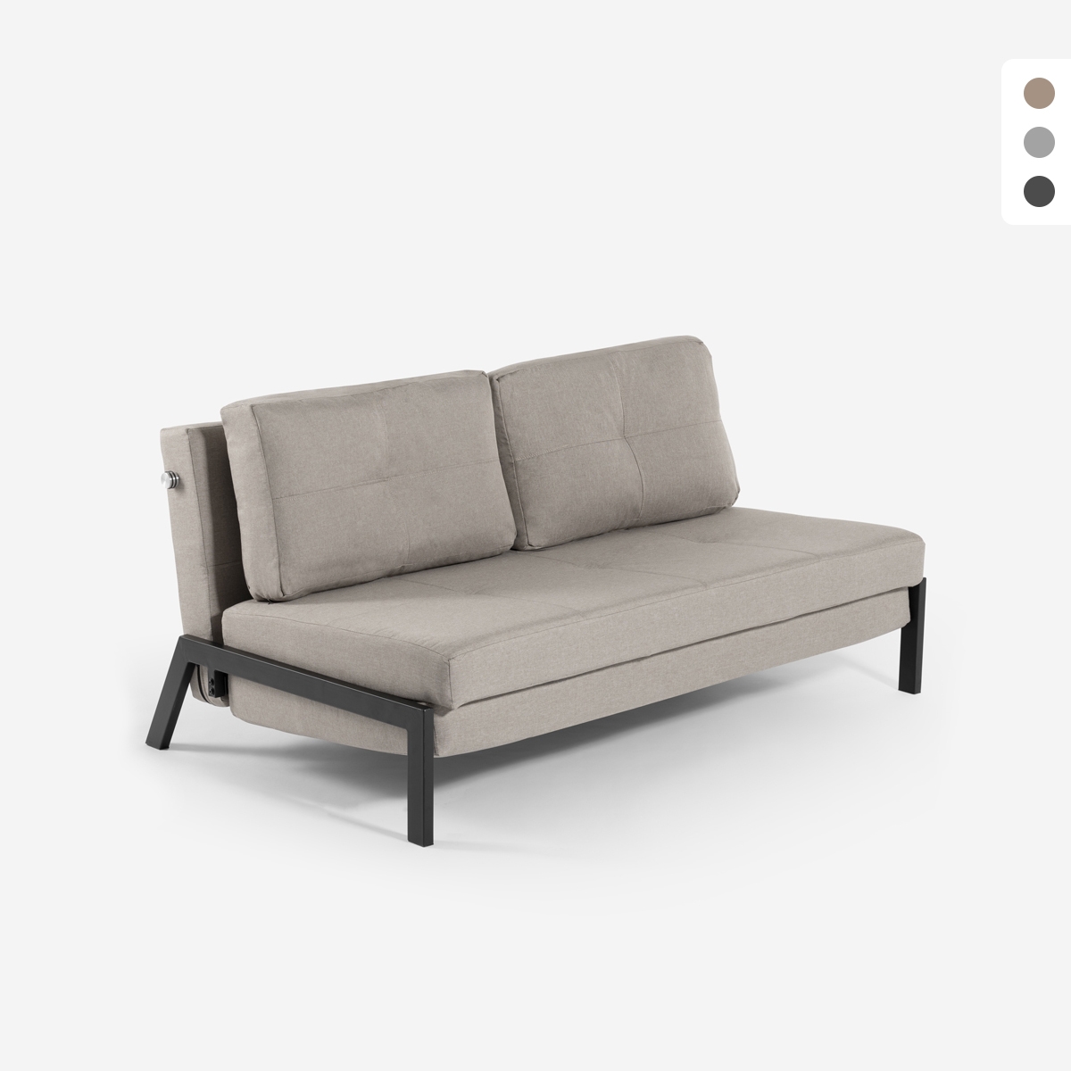 2-zits modern design stoffen slaapbank Bellamy
