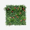 Kunstmatige altijdgroene haag 100x100 cm met 3D effect planten Lemox Aanbieding