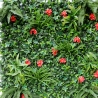 Kunstmatige altijdgroene haag 100x100 cm met 3D effect planten Lemox Korting