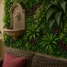 Realistische kunsthaag 100x100 cm met 3D planten Ilex Aanbod
