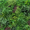Realistische kunsthaag 100x100 cm met 3D planten Ilex Korting