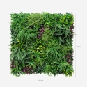 Realistische kunsthaag 100x100 cm met 3D planten Ilex Kortingen