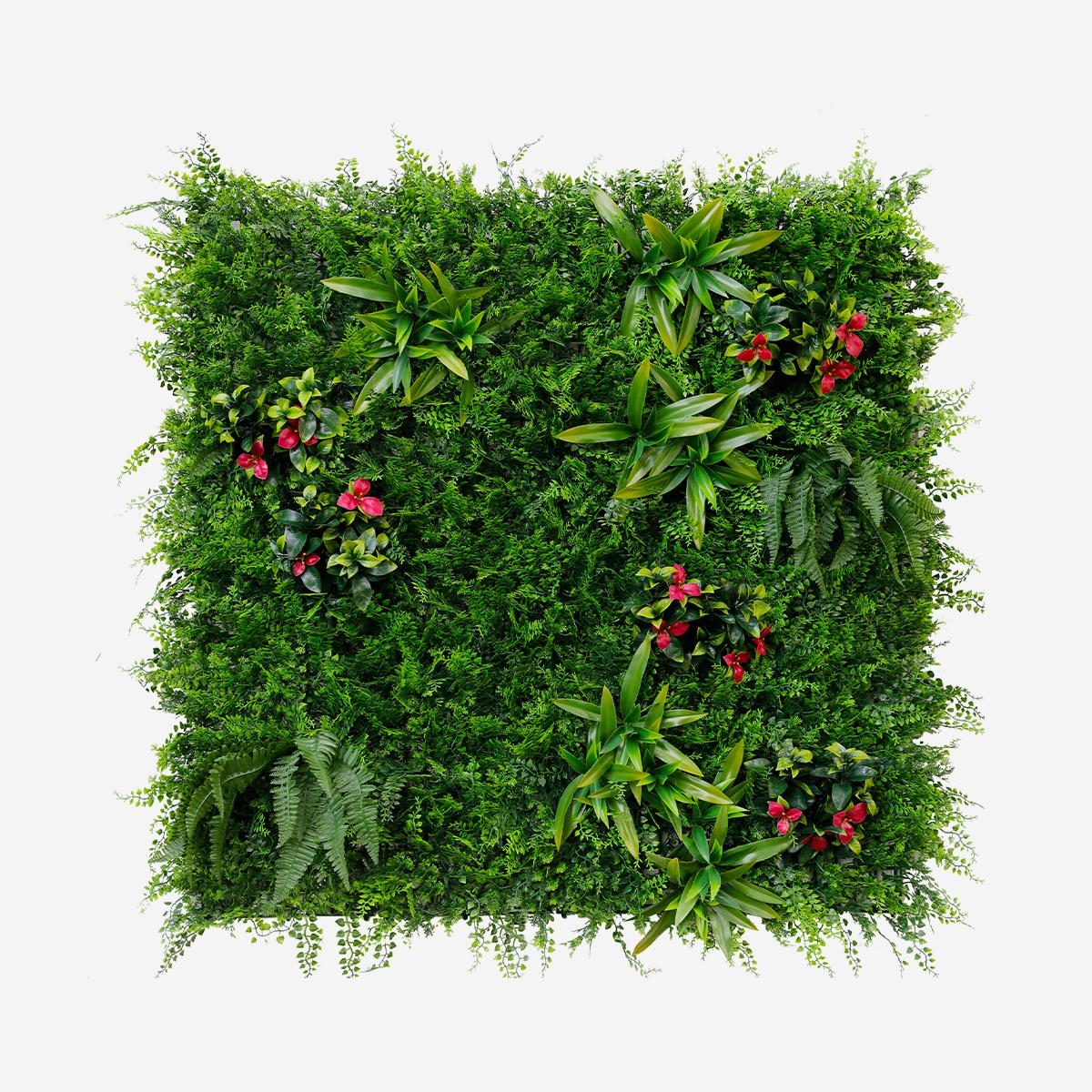 Kunsthaag 3D paneel 100x100 cm met realistische planten Cerrum Aanbieding