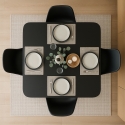 Vierkante tafel met afgeronde randen Lillium 100 Keuze