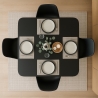 Vierkante tafel met afgeronde randen Lillium 100 Keuze
