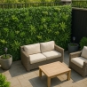Kunstmatige uitschuifbare haag 200x100 cm Laurus Aanbod