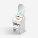 Make-up kaptafel Katrina met spiegel en kruk Keuze
