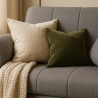 Stoffen slaapfauteuil 2-persoons opklapbare slaapbank Deborah Twin 