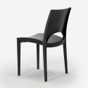 Set van 24 stapelbare polypropyleen stoelen voor bars en restaurants Paris Grand Soleil Karakteristieken