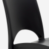 Set van 24 stapelbare polypropyleen stoelen voor bars en restaurants Paris Grand Soleil Afmetingen