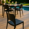 Set van 24 stapelbare polypropyleen stoelen voor bars en restaurants Paris Grand Soleil Korting
