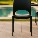 Set van 24 stapelbare polypropyleen stoelen voor bars en restaurants Paris Grand Soleil Voorraad