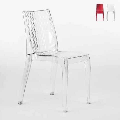 Grand Soleil stapelbare transparante polycarbonaat stoelen Hypnotic Aanbieding