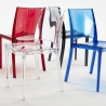 18 transparante B-Side Grand Soleil stoelen 