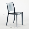 18 transparante B-Side Grand Soleil stoelen 