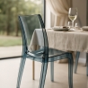 Transparante stoel in moderne stijl geschikt voor ieder interieur Cristal Light Keuze