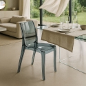 Transparante stoel in moderne stijl geschikt voor ieder interieur Cristal Light Catalogus