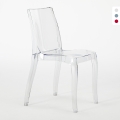 Set van 18 transparante Grand Soleil Cristal Light stoelen voor horeca of thuis Aanbieding
