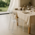 Set van 18 transparante Grand Soleil Cristal Light stoelen voor horeca of thuis Catalogus