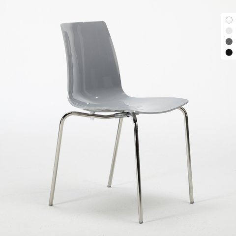 Set van 12 stoelen met stalen poten Grand Soleil Lollipop Aanbieding