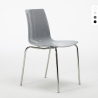 Set van 12 stoelen met stalen poten Grand Soleil Lollipop Aanbieding
