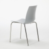 Set van 12 stoelen met stalen poten Grand Soleil Lollipop Karakteristieken