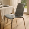 Set van 12 stoelen met stalen poten Grand Soleil Lollipop Kortingen