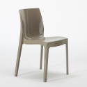 Grand Soleil stapelbare polypropyleen stoelen Ice voor thuis en horeca, binnen en buiten Model