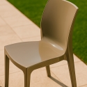Grand Soleil stapelbare polypropyleen stoelen Ice voor thuis en horeca, binnen en buiten Catalogus